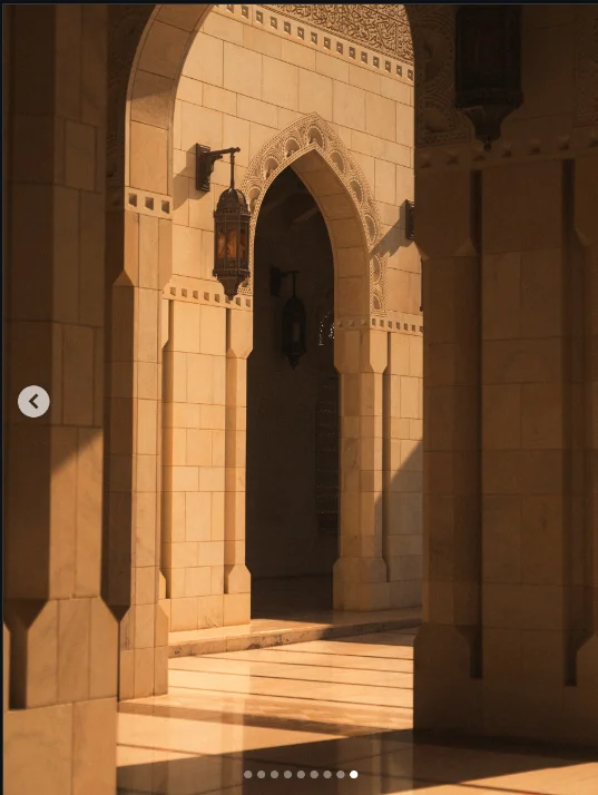 Warm light inside a heavy architectural form — the Haven hero film still
