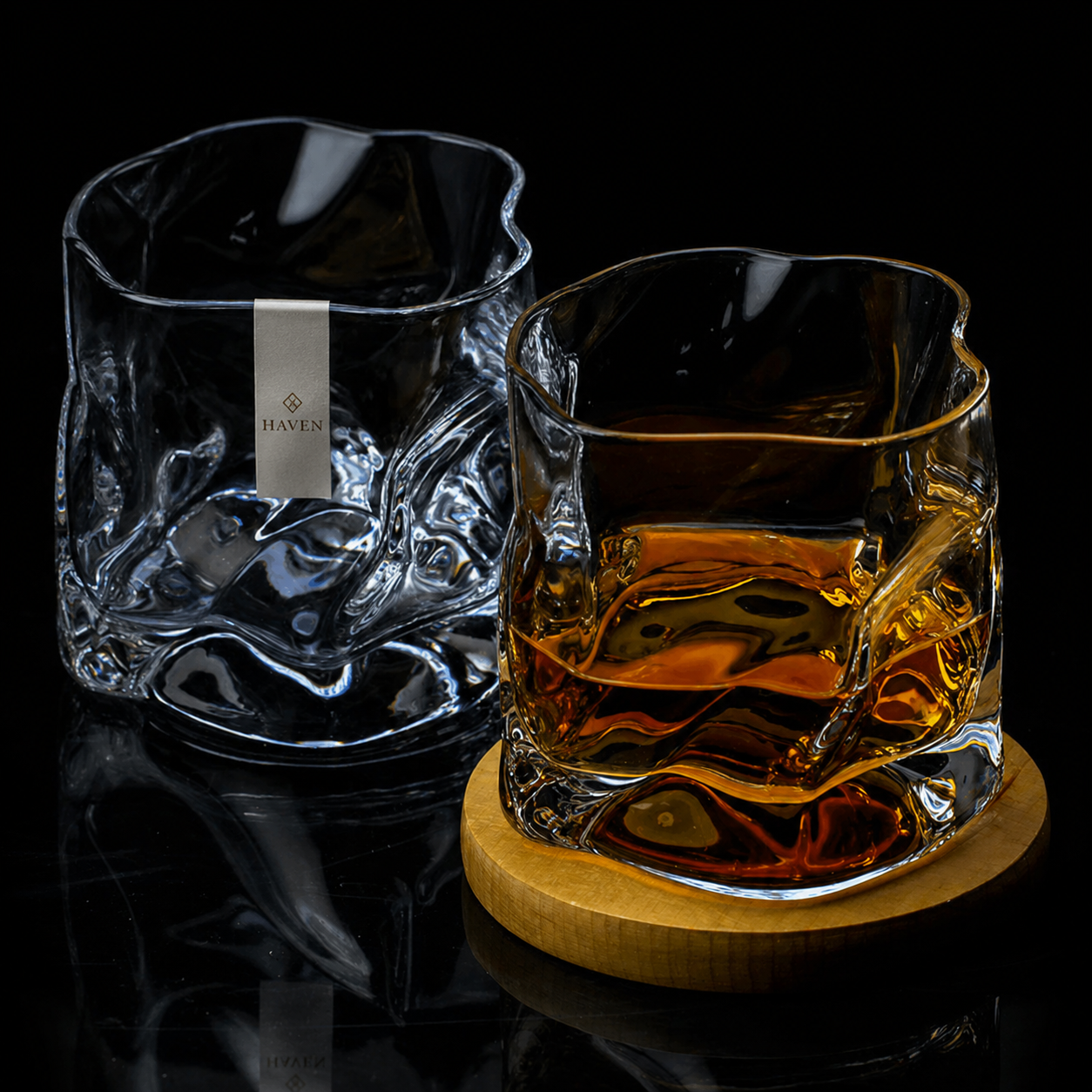 After Hours Tumbler — weighted base detail